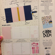 Planner con anelli A5 floreale