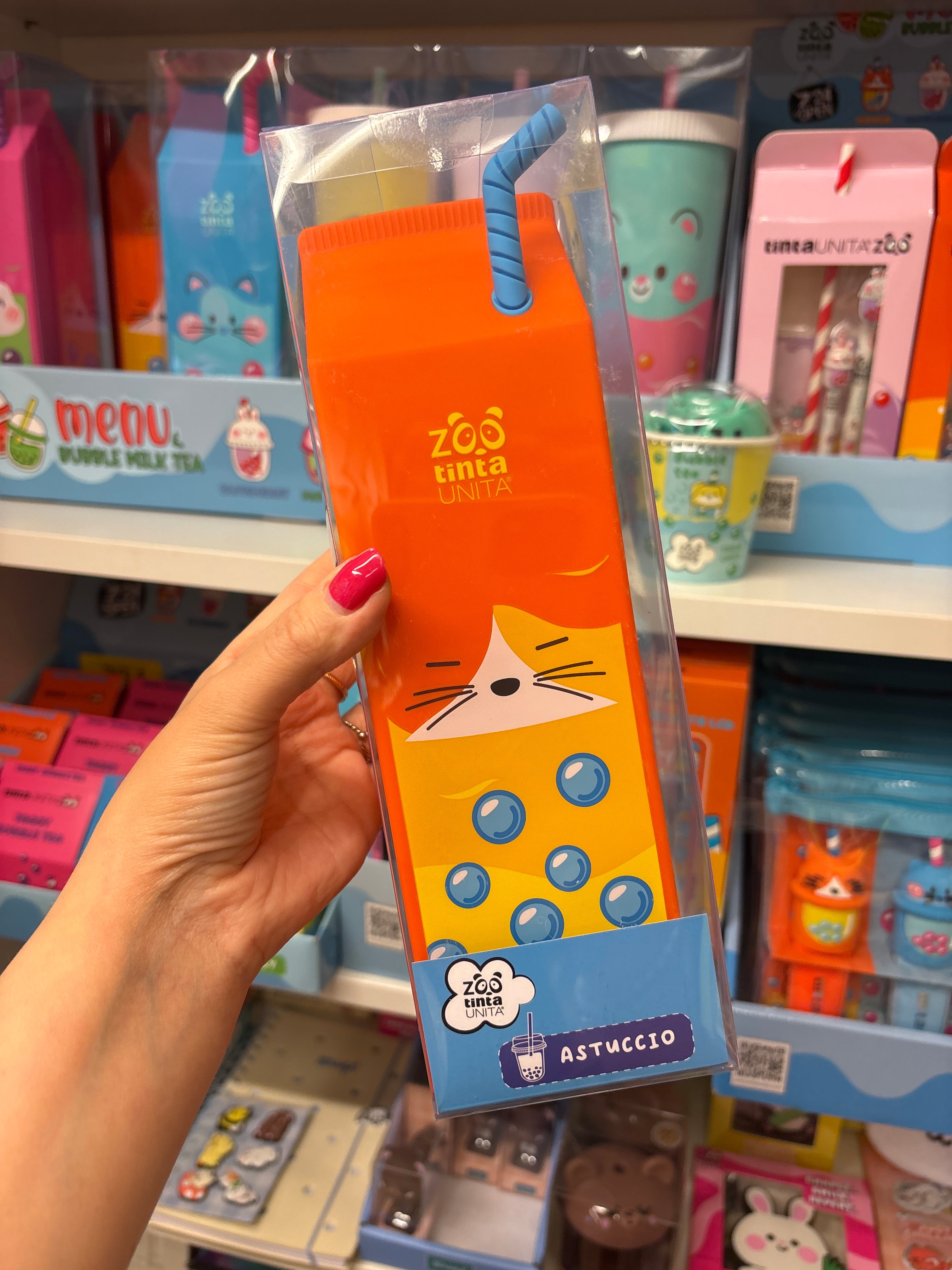 Astucci in silicone Bubble Tea Tinta Unita Zoo - Organizzati con stile