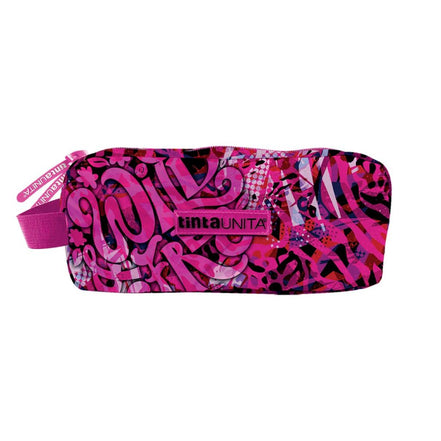 Square pouch 3 zip Tinta Unita Wild and Free - Tinta Unita