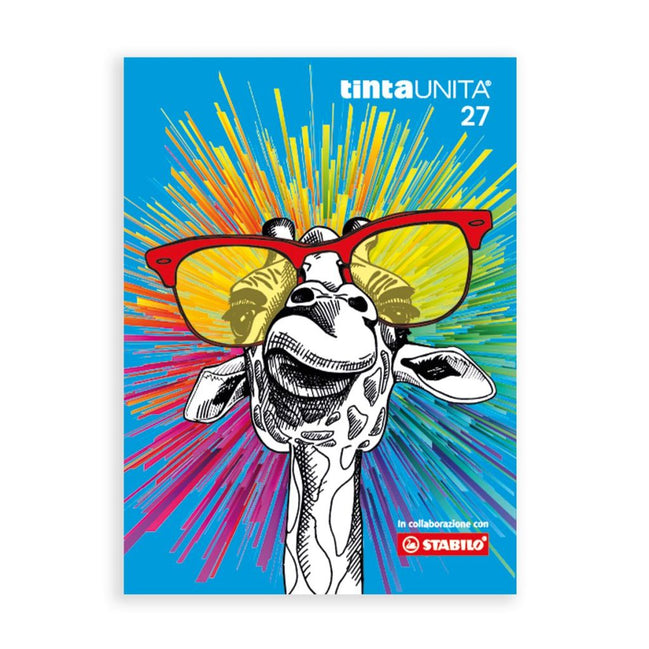 Diario Scolastico Datato 2026/2027 Tinta Unita e Stabilo