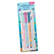 Set 3 penne cancellabili Ocean Tinta Unita - Scrivi, cancella e riparti con stile