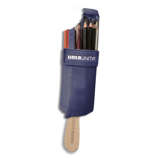 Rotolo 24 matite colorate - Tinta Unita