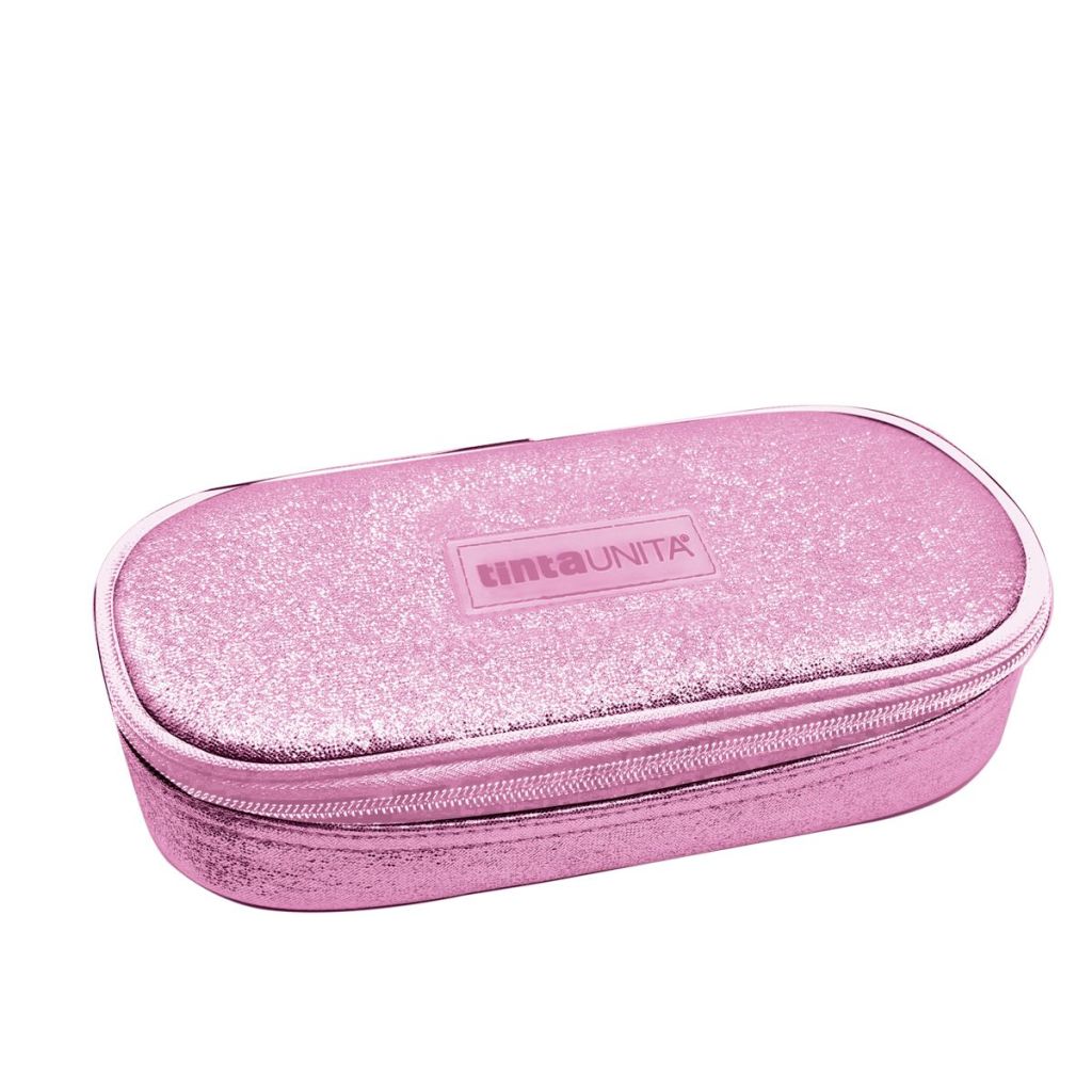 Astuccio Ovale Glamour Luxury Rosa - Tinta Unita