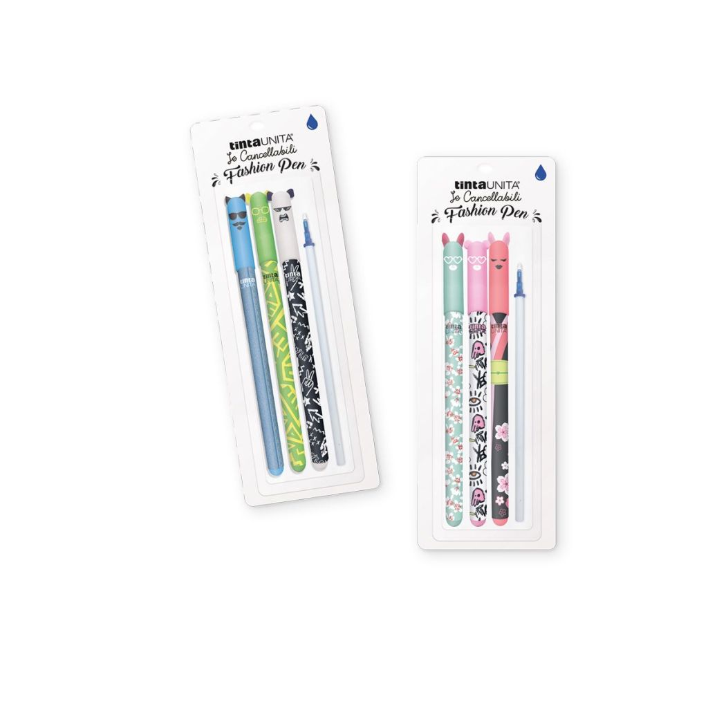 Set penne cancellabili - Tinta Unita