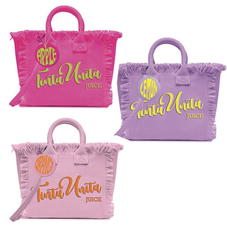 Shopping Bag piccola con tracolla - Tinta Unita Juice