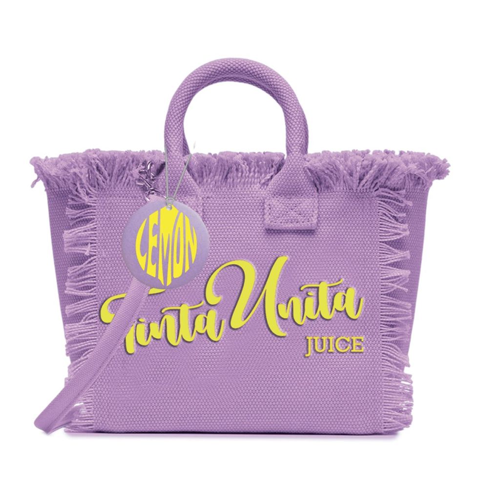 Shopping Bag piccola con tracolla - Tinta Unita Juice