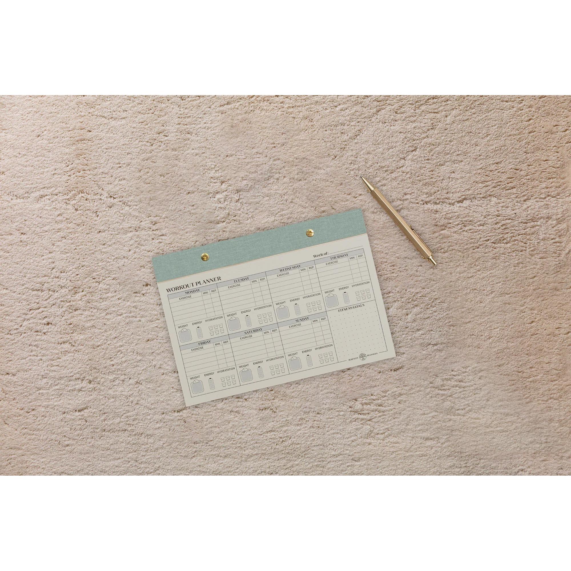 Workout Planner Inspire Claire Fontaine - I tuoi allenamenti su carta