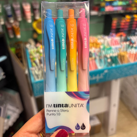 Set 4 penne SemiGel Gradient - Tinta Unita