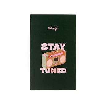 Blocco Note Mr Wonderful “Stay Tuned” – Idee Sempre Accese, Ovunque Tu Sia