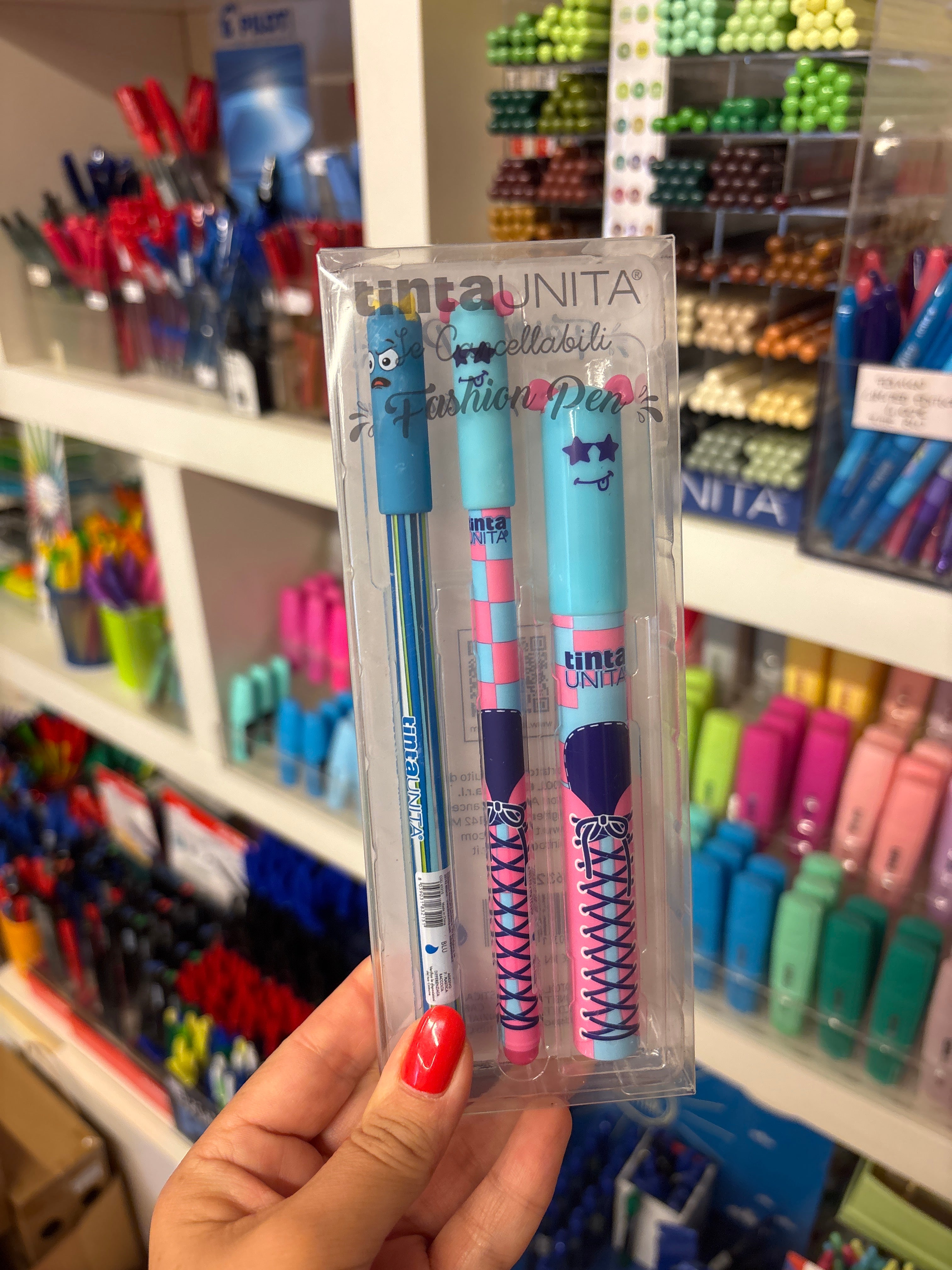 Set Regalo Penne Cancellabili e Ricarica - Tinta Unita
