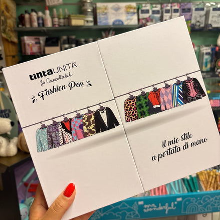 Gift Box 12 Penne Cancellabili Fashion - Tinta Unita