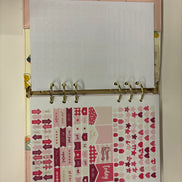 Planner con anelli A5 rosa