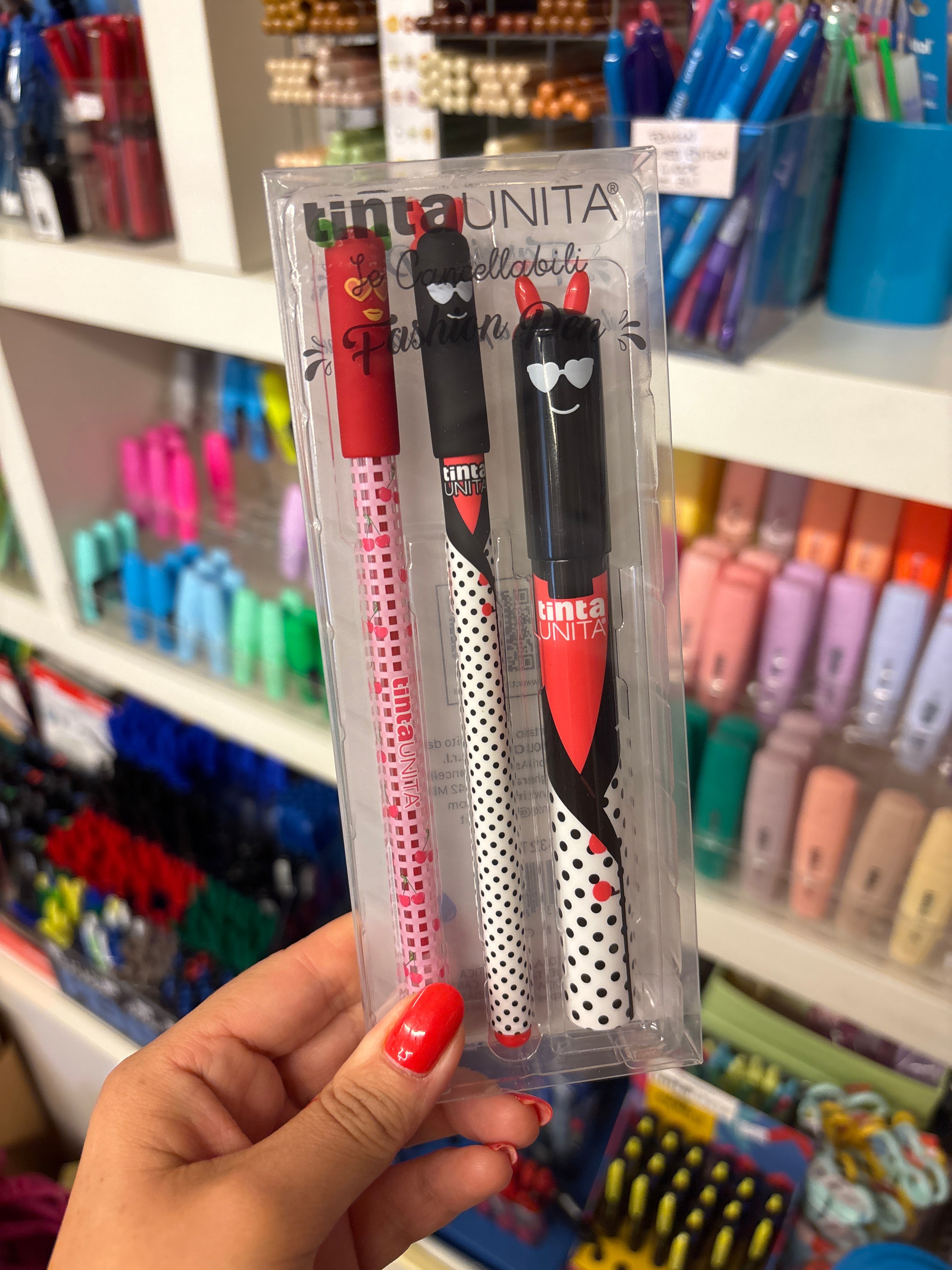 Set Regalo Penne Cancellabili e Ricarica - Tinta Unita
