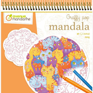 Graffy Mandala My Mandarine - Rilassati e crea mandala pieni di gattini