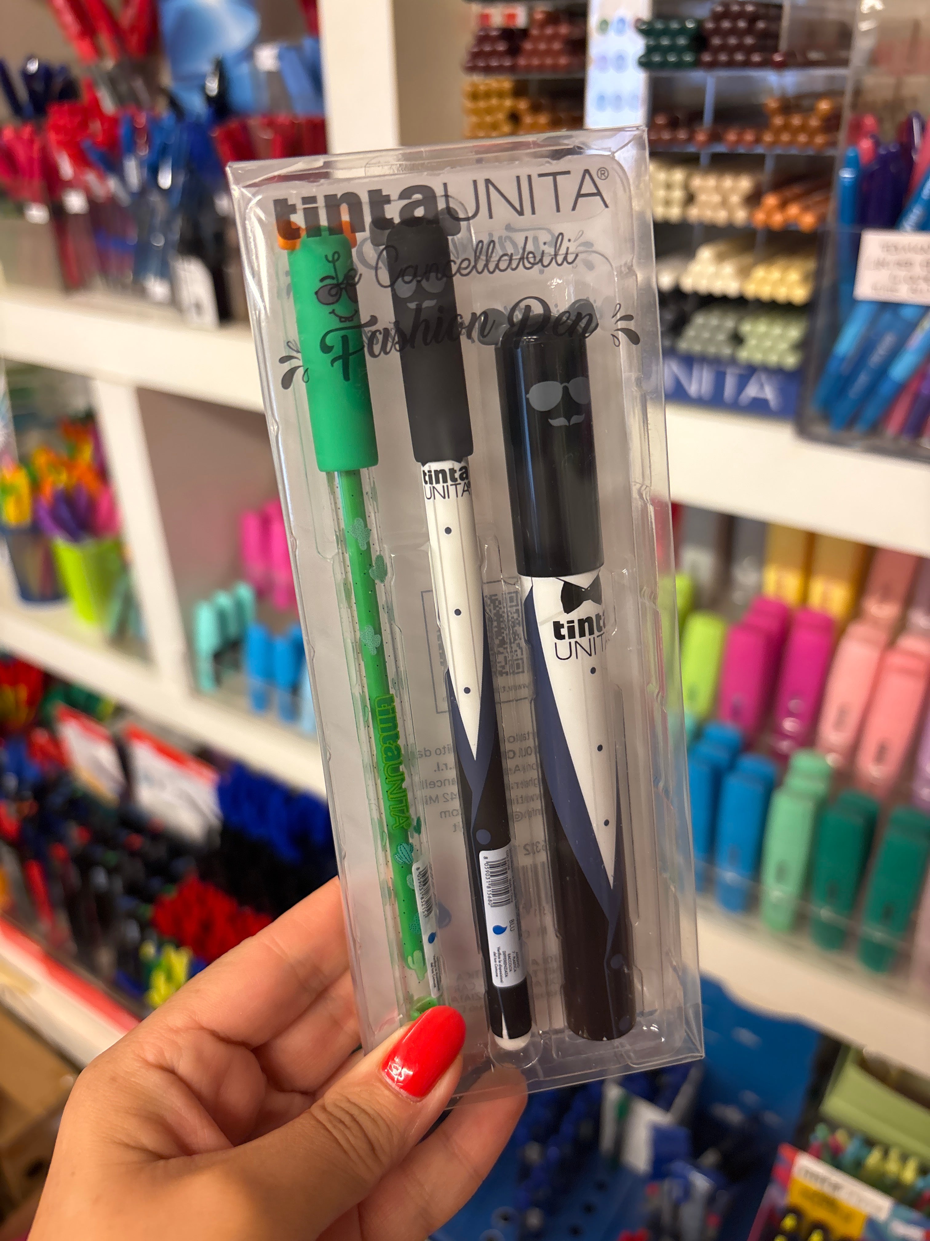 Set Regalo Penne Cancellabili e Ricarica - Tinta Unita