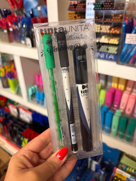 Set Regalo Penne Cancellabili e Ricarica - Tinta Unita