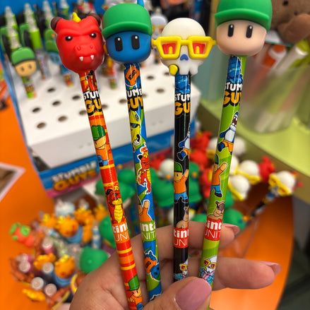 Matita con topper 3D Stumble Guys - Tinta Unita