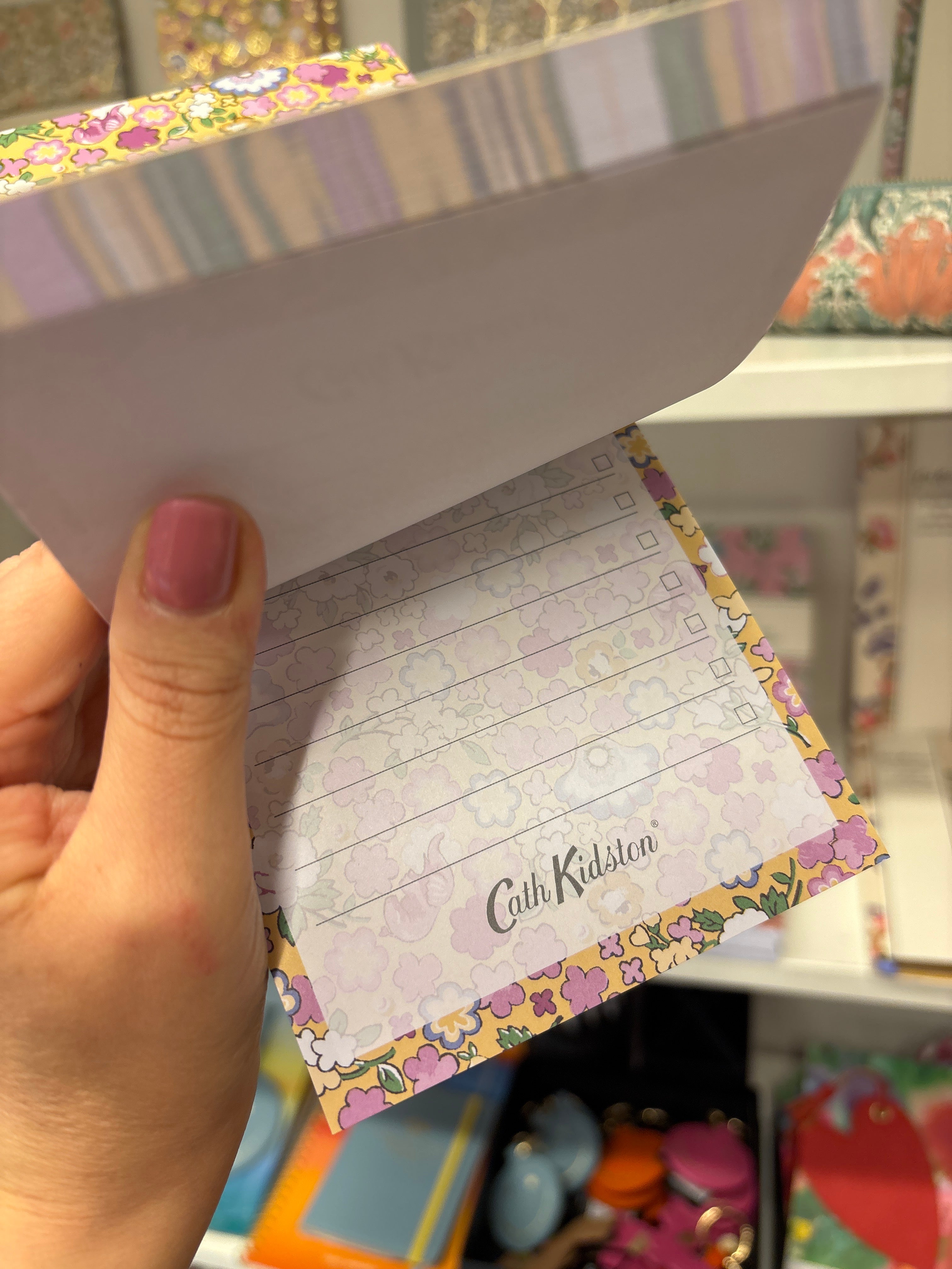 Block Notes Magnetico Cath Kidston - Eleganza e praticità sempre a portata di mano
