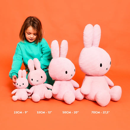 Coniglietto Miffy in velluto a coste Bon Ton Toys 33 cm