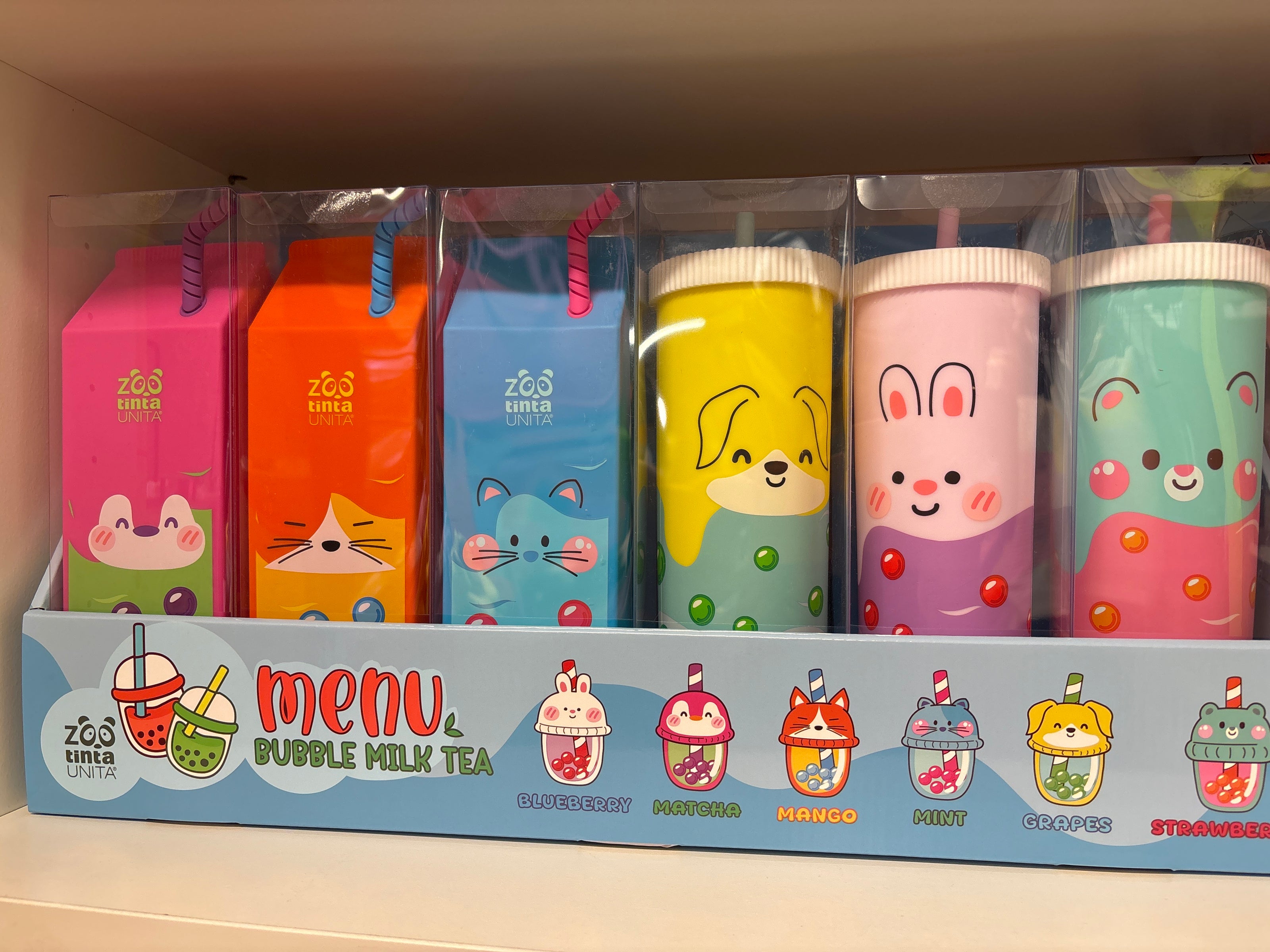 Astucci in silicone Bubble Tea Tinta Unita Zoo - Organizzati con stile
