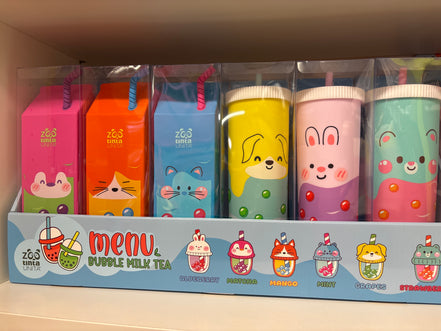 Astucci in silicone Bubble Tea Tinta Unita Zoo - Organizzati con stile