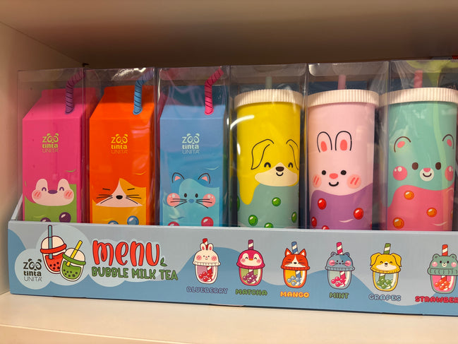 Astucci in silicone Bubble Tea Tinta Unita Zoo - Organizzati con stile