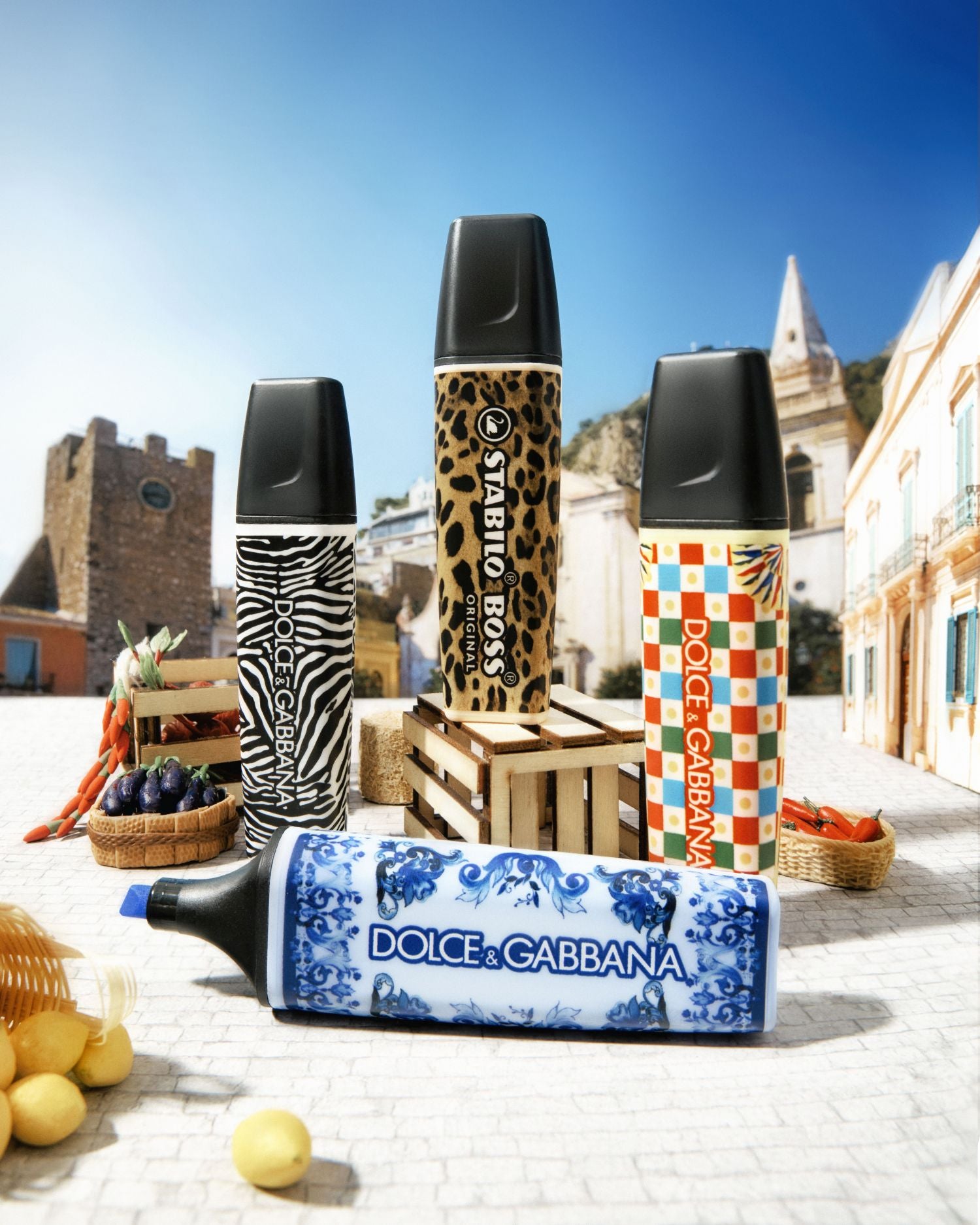 Evidenziatori Dolce&Gabbana and Stabilo
