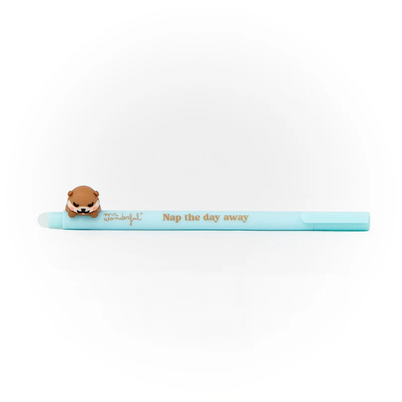 Penna Cancellabile Mr Wonderful con Lontra – Scrivi, Cancella e Ricomincia a Sognare