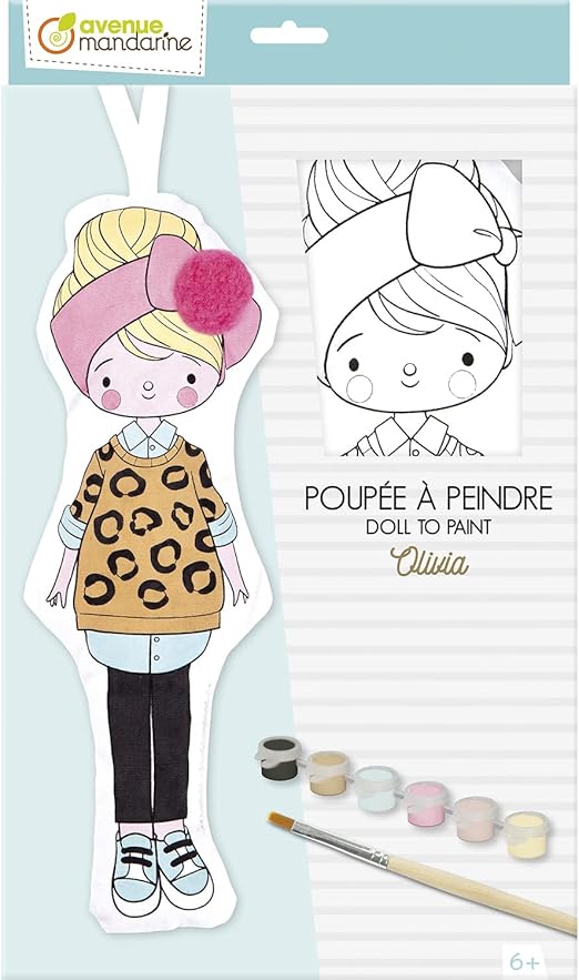 Bambola da colorare - Olivia