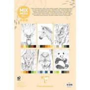 Album da colorare A4 Odelia Animals - Colora, rilassati e crea opere uniche