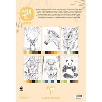 Album da colorare A4 Odelia Animals - Colora, rilassati e crea opere uniche