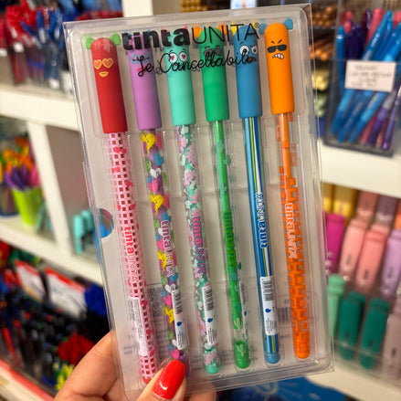 Set 6 penne Cancellabili Limited Edition - Tinta Unita