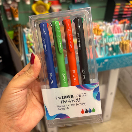 Set di 4 penne 4 colori  I'M4YOU 1.0 - Tinta Unita