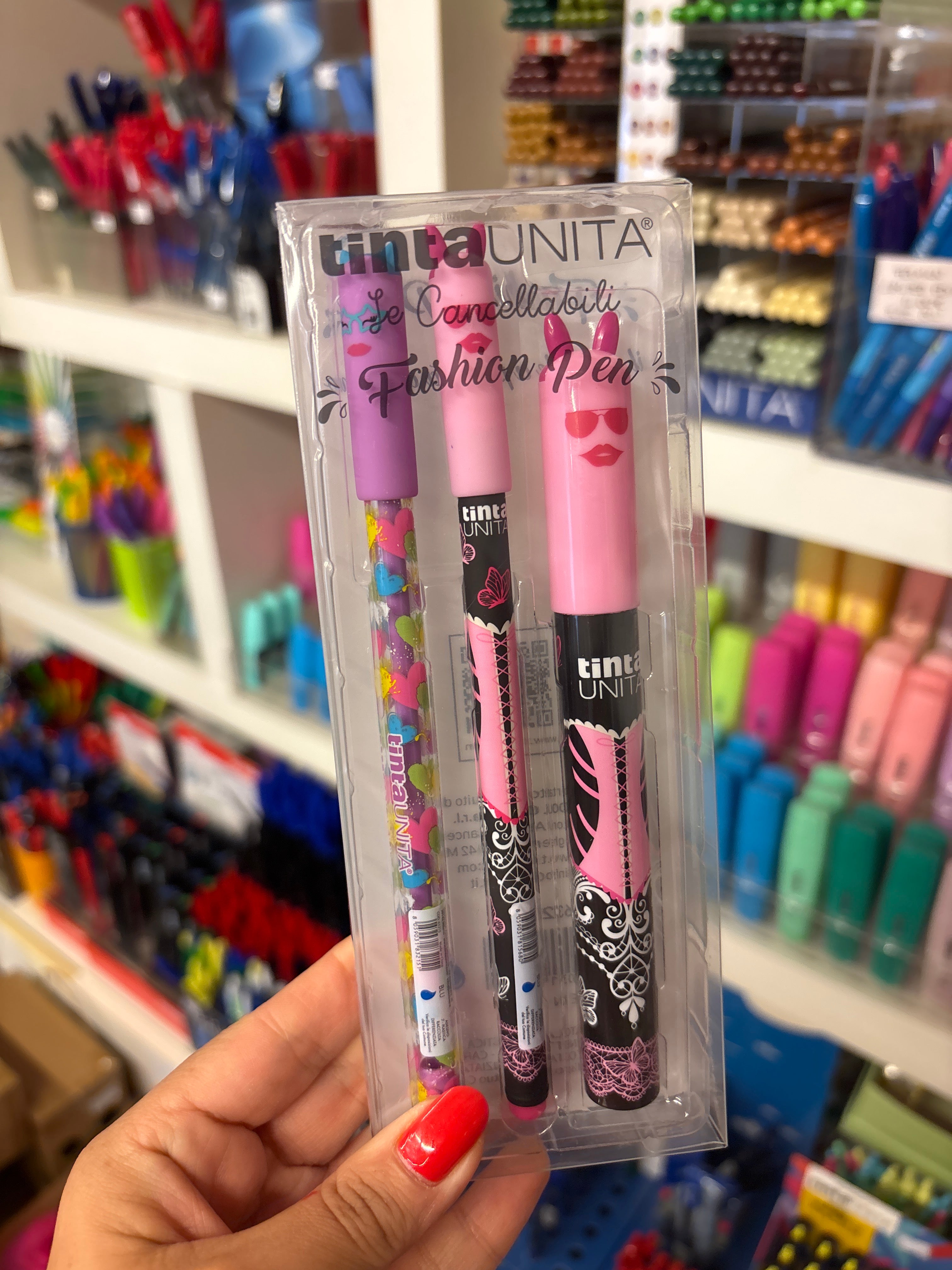 Set Regalo Penne Cancellabili e Ricarica - Tinta Unita