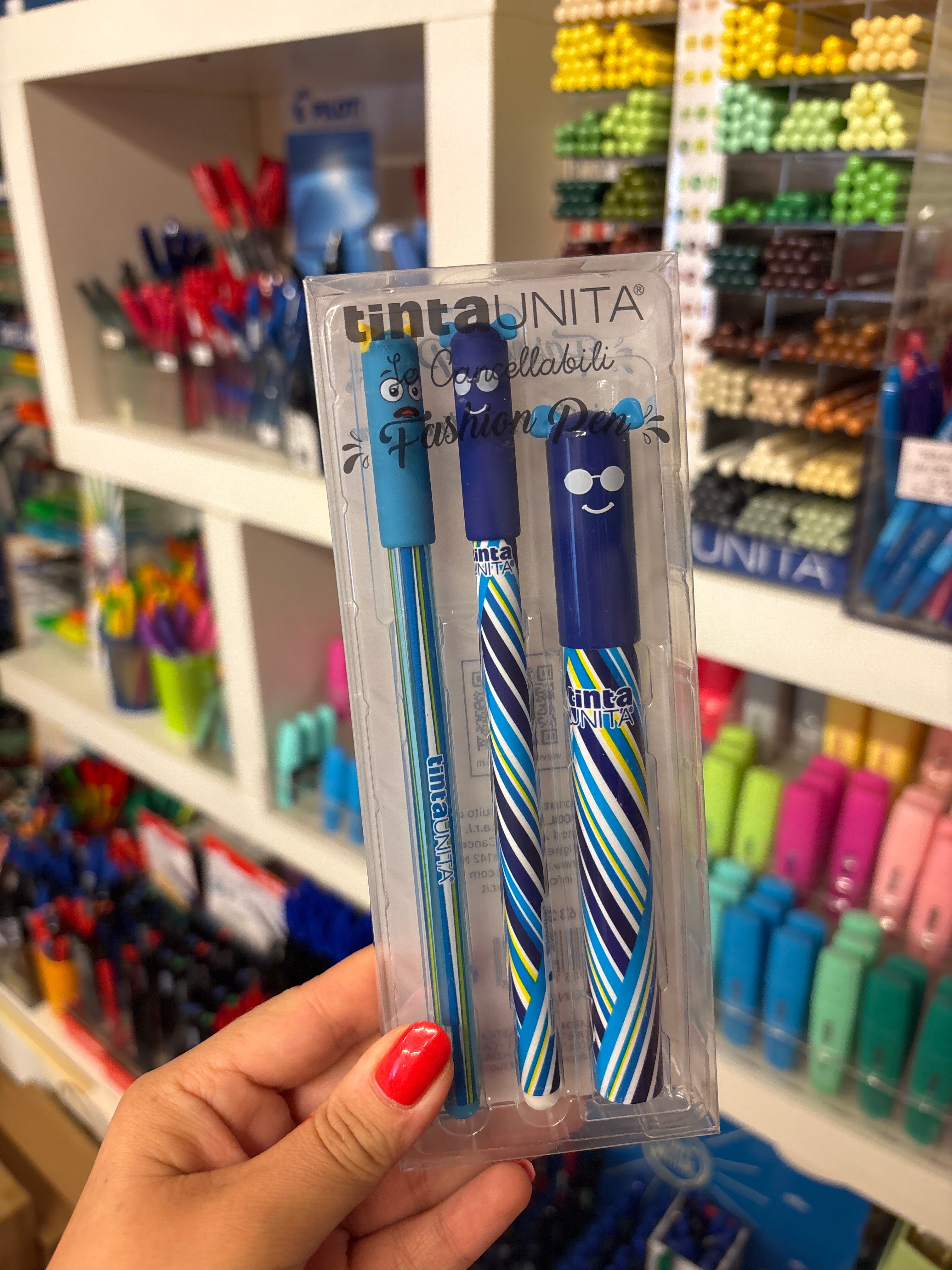 Set Regalo Penne Cancellabili e Ricarica - Tinta Unita