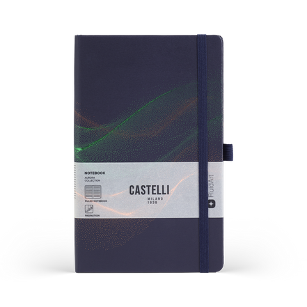 Taccuino A5 Aurora Green Bronze - Castelli