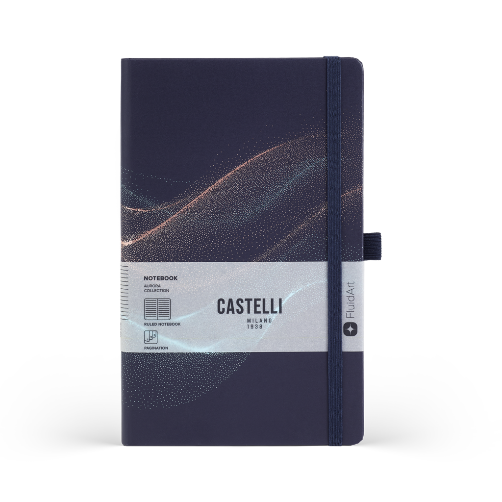 Taccuino A5 Aurora Pink Blue - Castelli