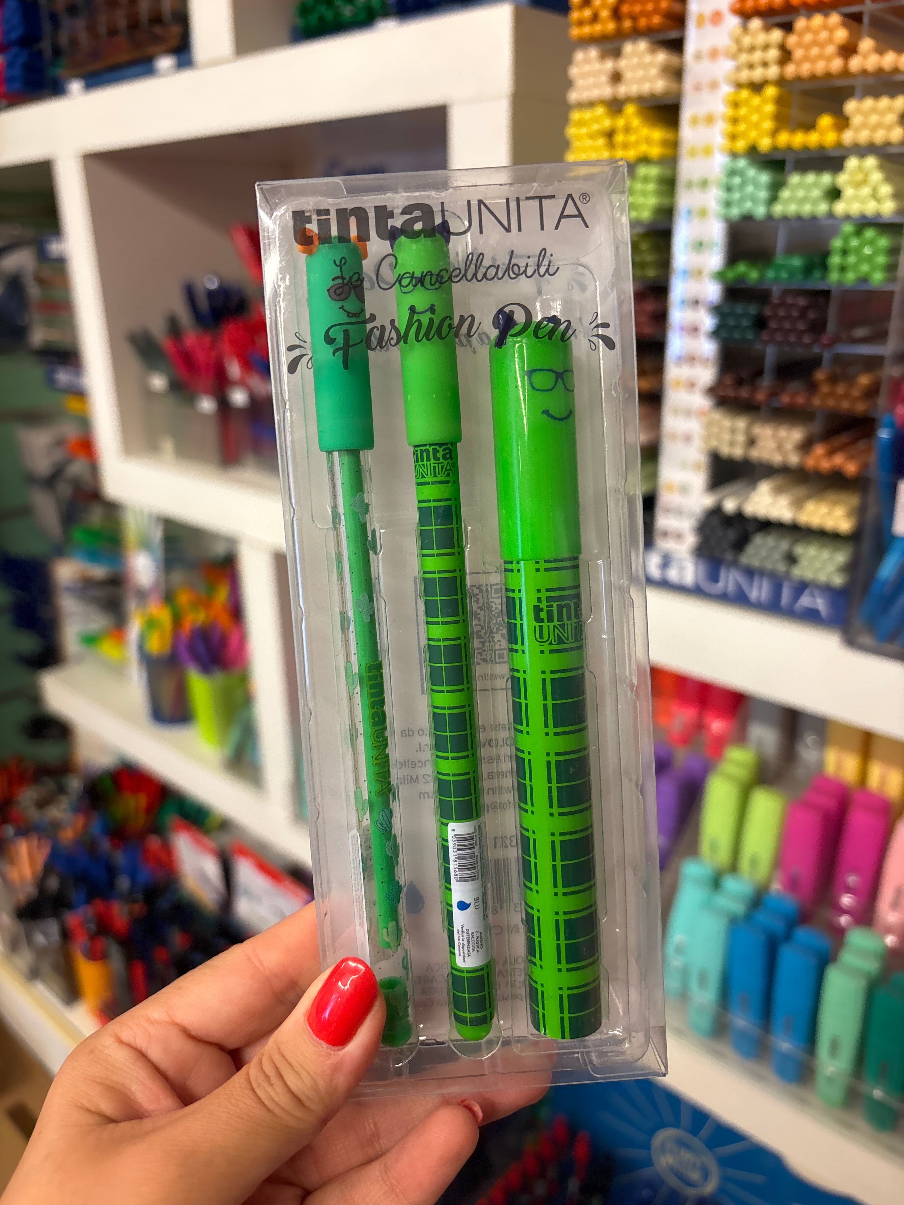 Set Regalo Penne Cancellabili e Ricarica - Tinta Unita