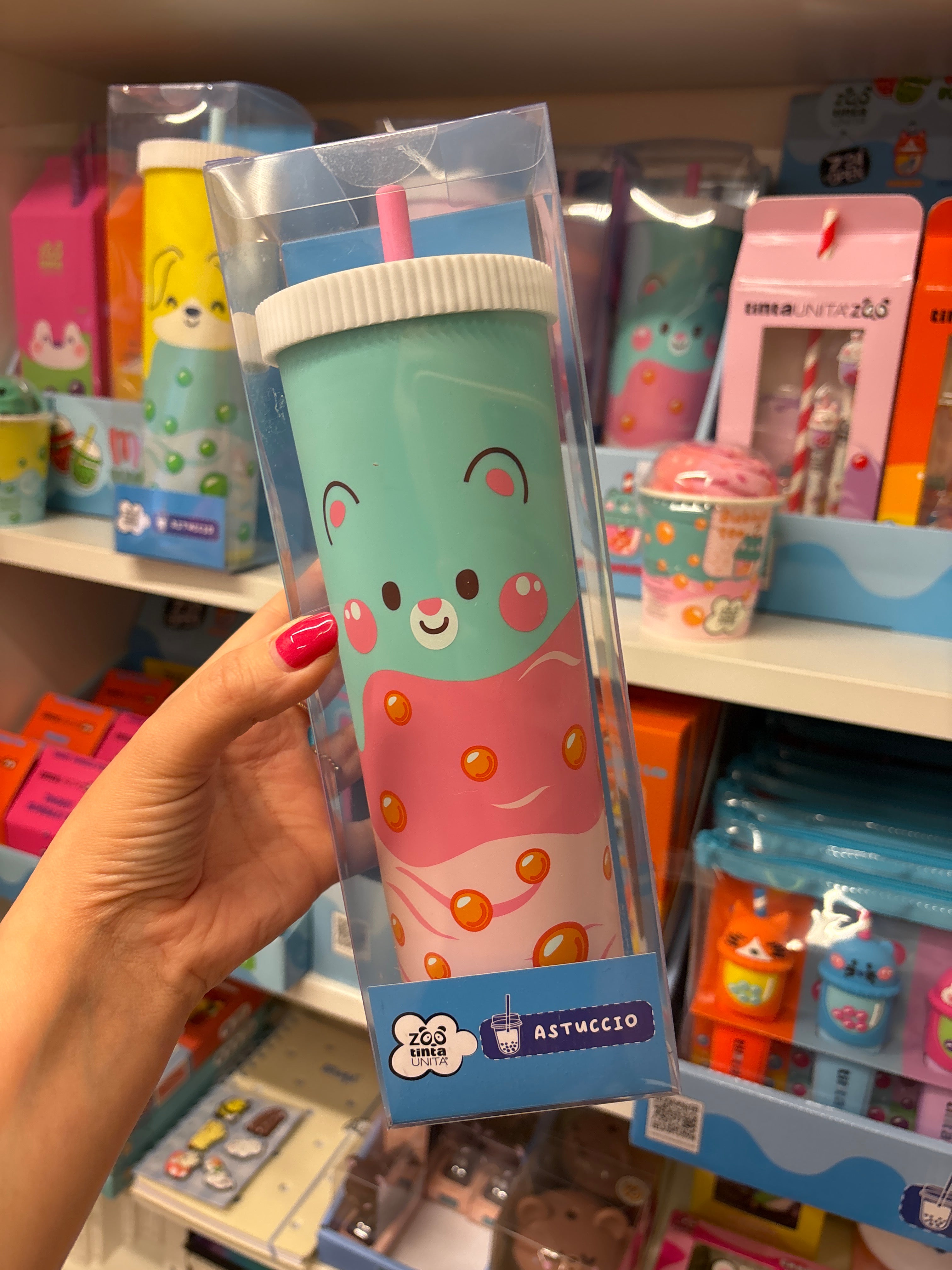 Astucci in silicone Bubble Tea Tinta Unita Zoo - Organizzati con stile