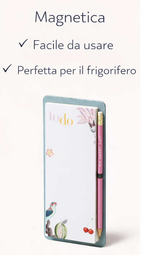 To-do list magnetica da frigorifero, facile da usare e pratica per la casa
