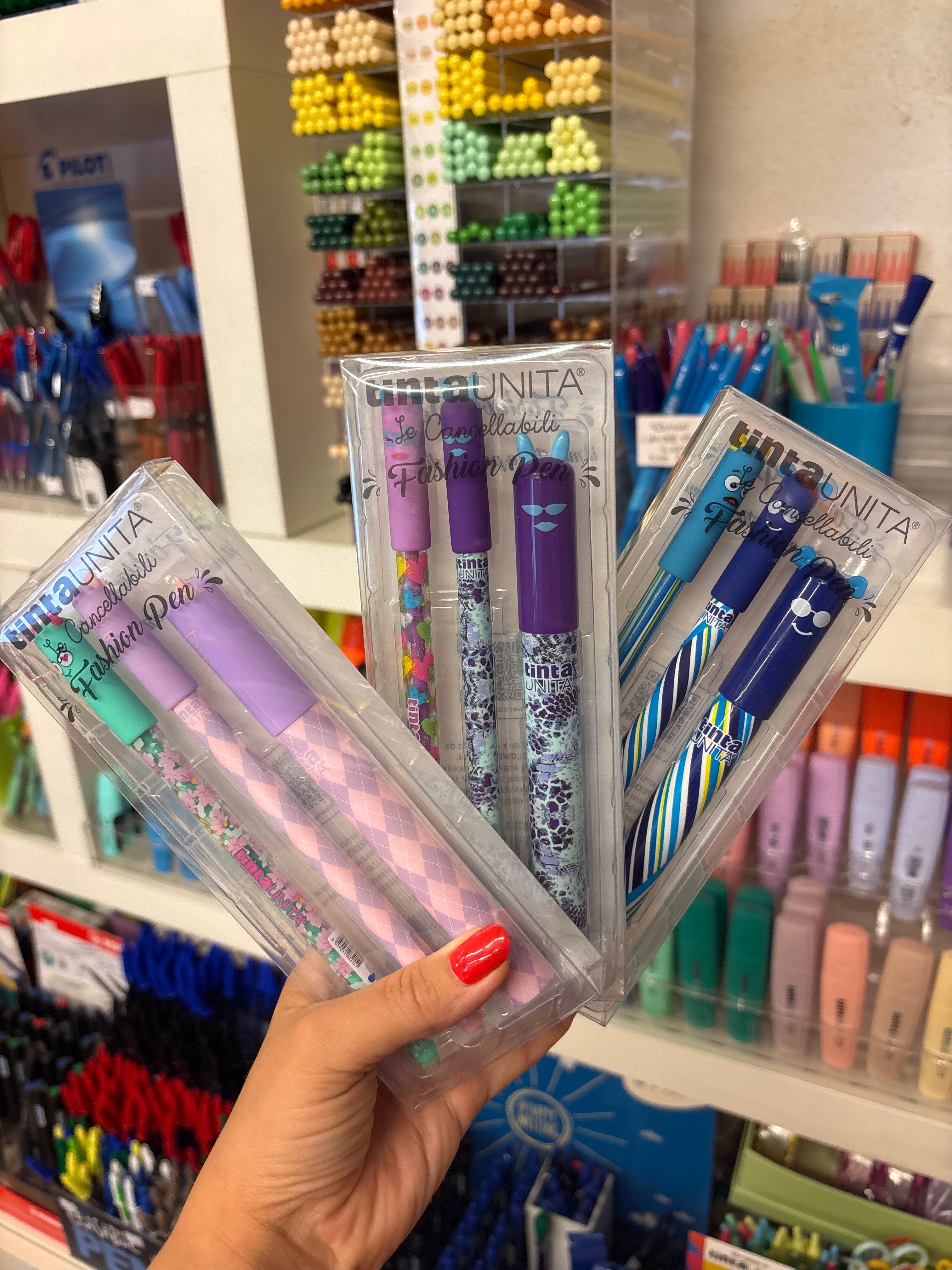 Set Regalo Penne Cancellabili e Ricarica - Tinta Unita
