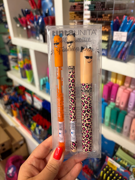 Set Regalo Penne Cancellabili e Ricarica - Tinta Unita