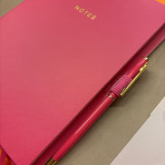 Organizer Soft Touch Fucsia  Rossler – Porta Taccuino A5 Elegante e Riutilizzabile
