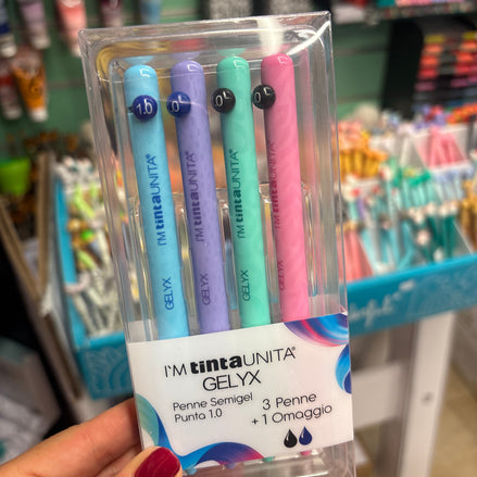Set 4 penne Gelyx 1.0 - Tinta Unita