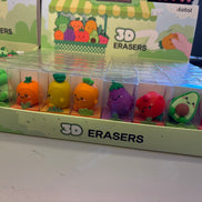 Gomma 3D Frutta e Verdura Itotal