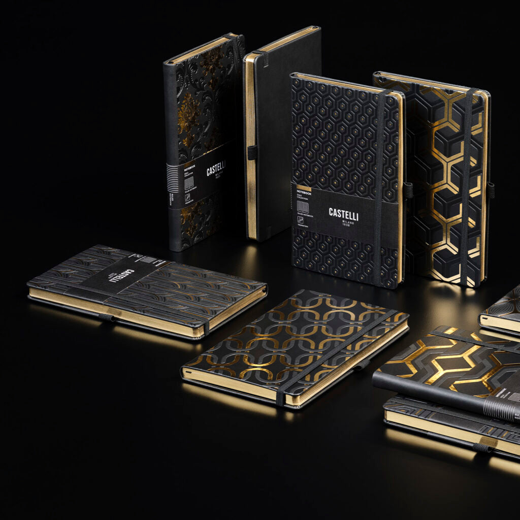 Taccuini A5 Gold Arch - Castelli