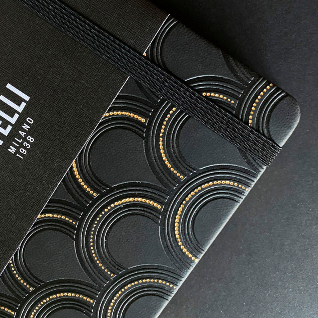 Taccuino B6 Gold Art Deco - Castelli