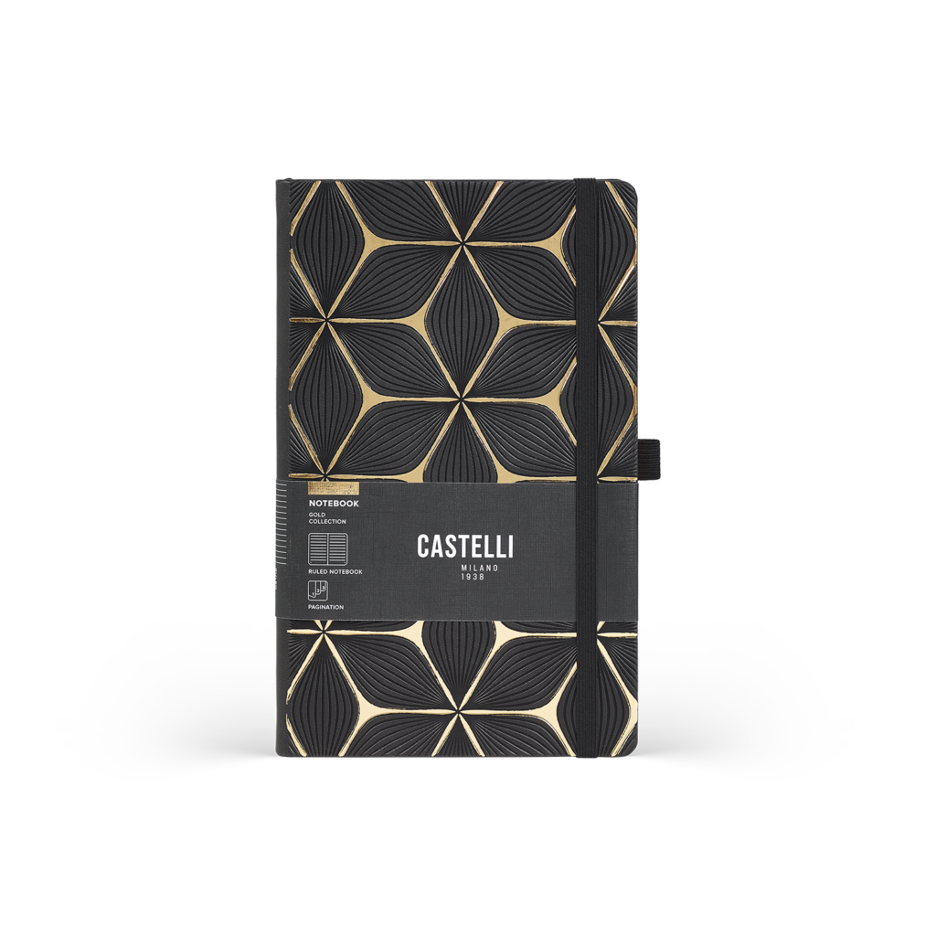 Taccuino A5 Gold Flower - castelli