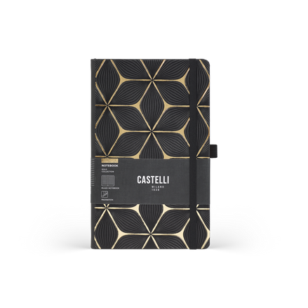 Taccuino A5 Gold Flower - castelli
