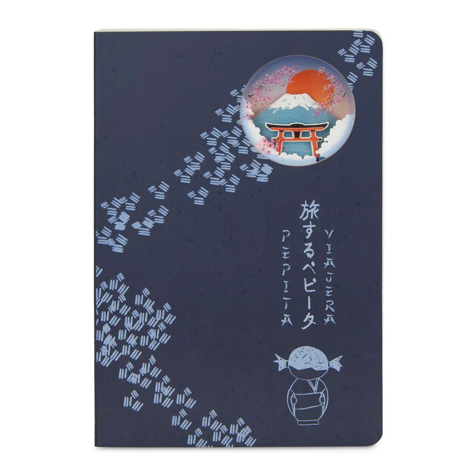 Taccuino con finestra Japan Pepita Viajera – Scrivi con bellezza, cultura e significato